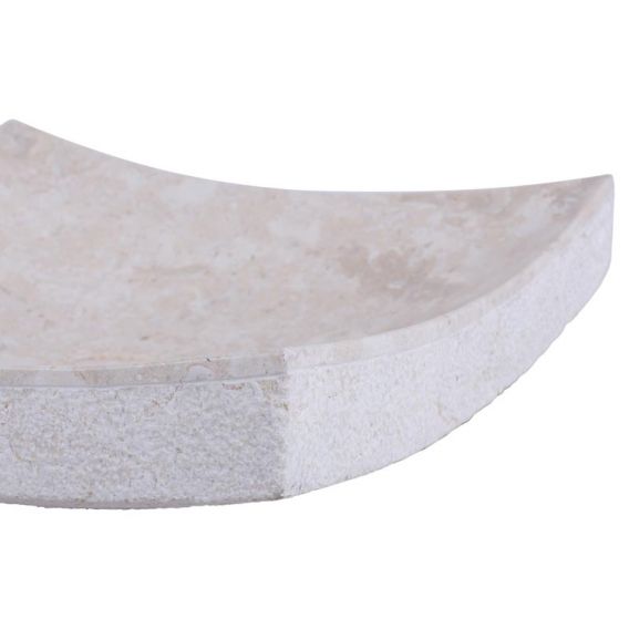 Vasque marbre carrée 40cm creme SZB-D
