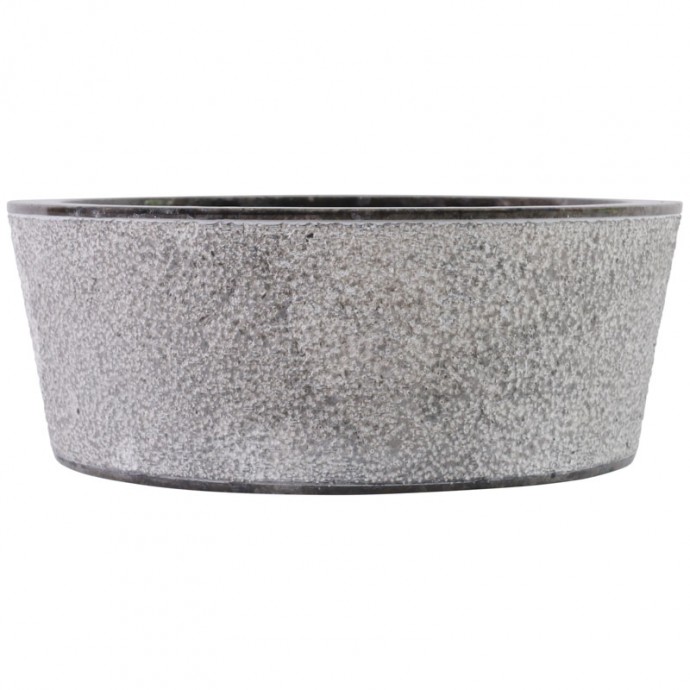 Vasque marbre noire Ø40cm points LY-D