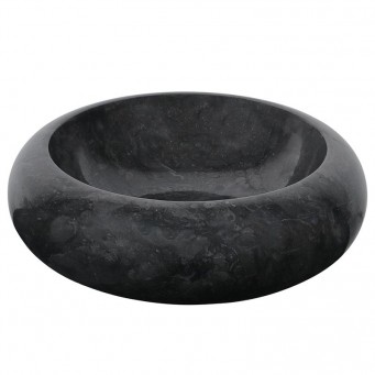 Vasque ronde donut marbre noir Ø40cm DN-P BLACK