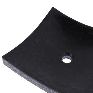 Vasque marbre noire 40cm points SZB-D