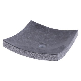 Vasque marbre design 40cm points SZB-D