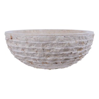 Vasque marbre ronde Ø40cm brute KC-M