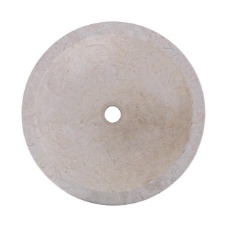 Vasque marbre ronde Ø40cm creme KC-M