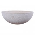 Vasque marbre beige Ø40cm points KC-D