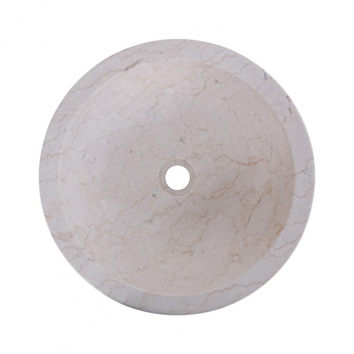 Vasque marbre ronde Ø40cm points KC-D