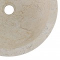 Vasque marbre beige Ø40cm lisse KC-P