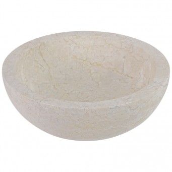 Vasque marbre polie Ø40cm beige KC-P Vasque marbre polie Ø40cm beige KC-P