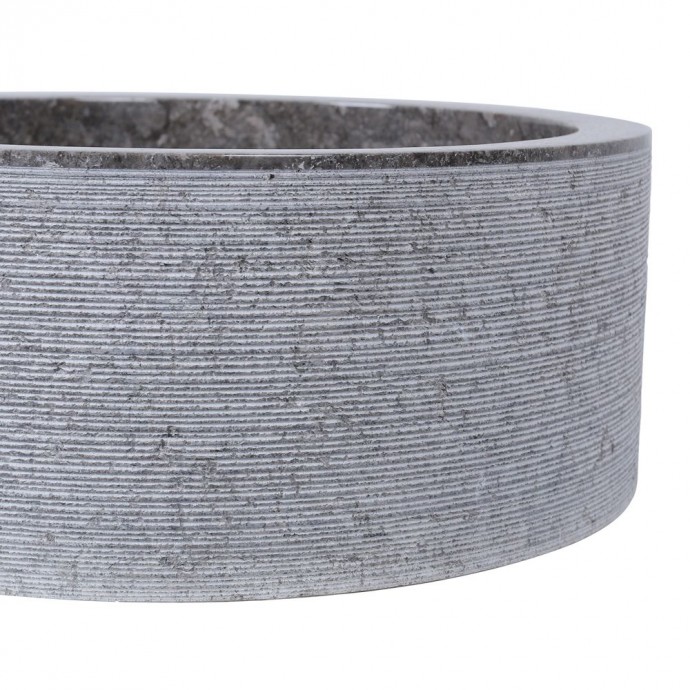 Vasque marbre design Ø40cm traits SL-G