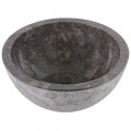 Vasque marbre oblique Ø40cm points MR-D