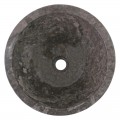 Vasque marbre grise oeuf Ø40cm points MR-D
