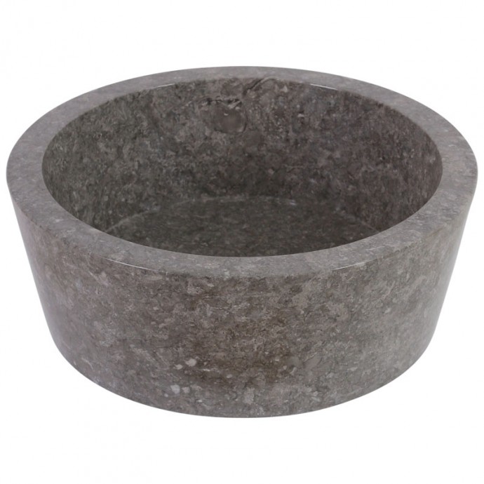 Vasque marbre poli Ø40cm droite LY-P