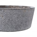 Vasque marbre salle de bain Ø40cm points LY-D