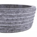 Vasque marbre salle de bain Ø40cm brut LY-M