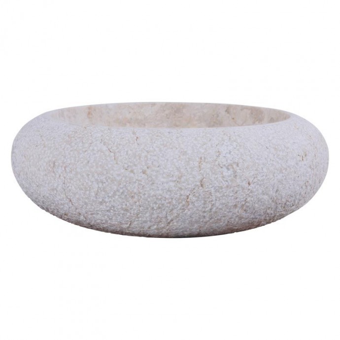 Vasque marbre design Ø40cm points DN-D