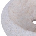 Vasque marbre donut Ø40cm beige DN-D