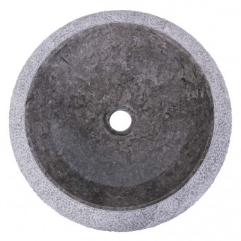 Vasque marbre gris Ø40cm points DN-D Vasque marbre gris Ø40cm points DN-D