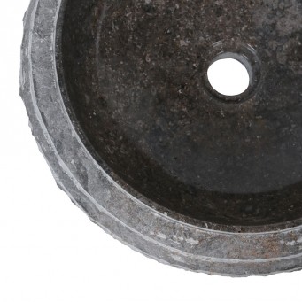 Vasque marbre design Ø40cm brute DN-M gris Vasque marbre design Ø40cm brute DN-M gris