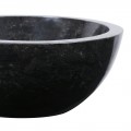 Vasque marbre oblique noir Ø40cm MR-P BLACK