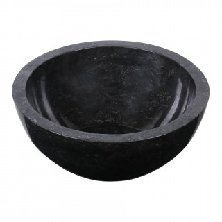Vasque marbre oblique noir Ø40cm MR-P BLACK