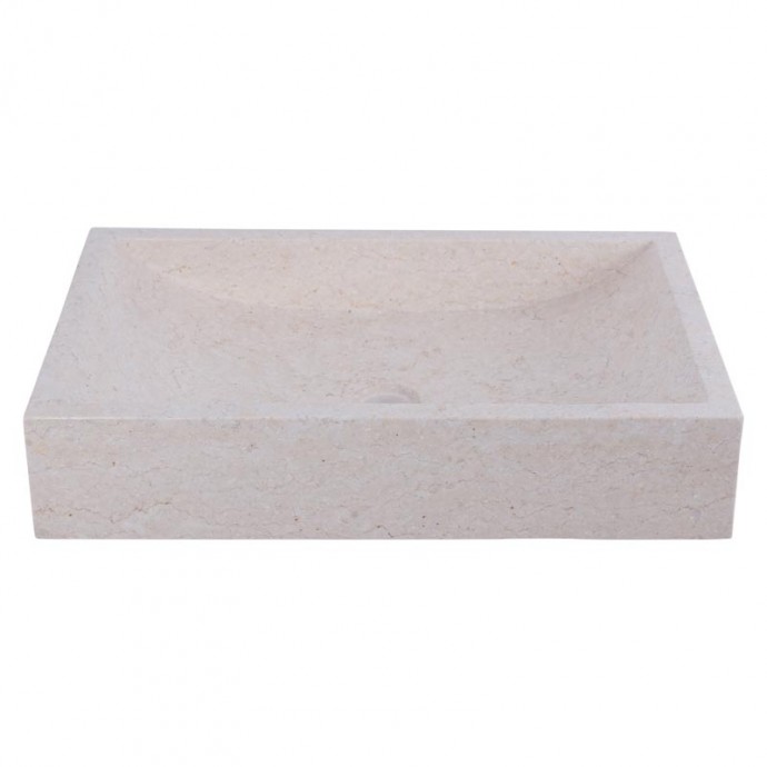 Vasque marbre creme 60cm lisse RSB-P