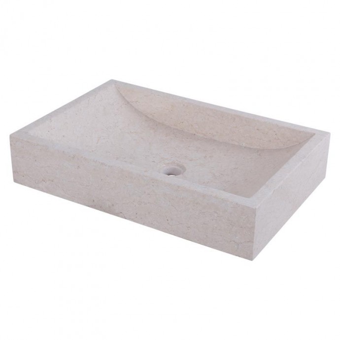 Vasque rectangulaire 60cm creme RSB-P