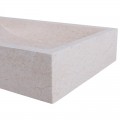Vasque marbre beige 60cm lisse RSB-P
