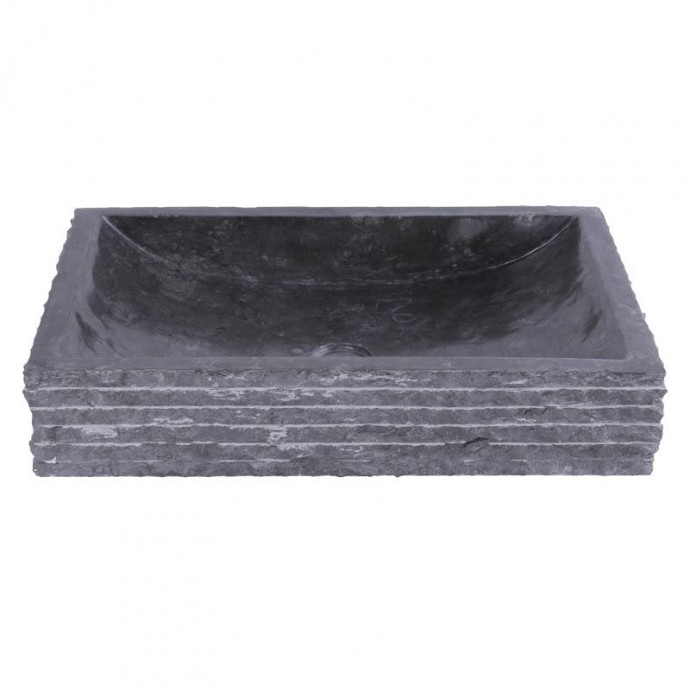 Vasque à poser rectangulaire grise 60cm