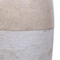 Vasque sur pied marbre Ø40cm design PGT-G beige
