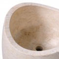 Vasque colonne marbre Ø40cm design PGT-G beige
