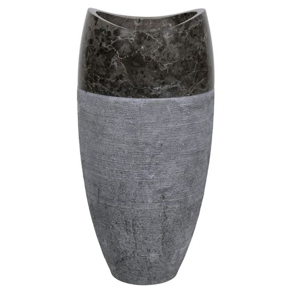 Vasque grise marbre Ø40cm design PGT-G