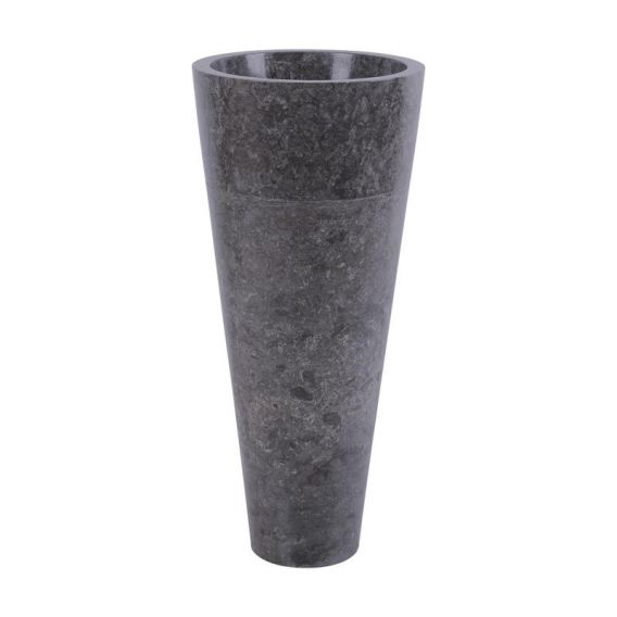 Vasque colonne en marbre Ø40cm lisse PA22-FP