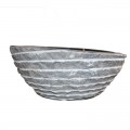 Vasque marbre oblique noire Ø40cm MR-M BLACK