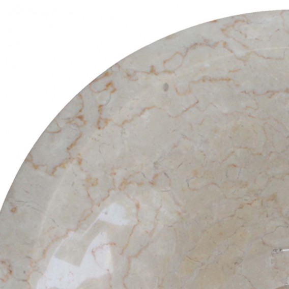 Vasque marbre conique Ø40cm beige KL-P