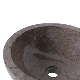 Vasque à poser ronde marbre gris Ø40cm KC-G GREY Vasque à poser ronde marbre gris Ø40cm KC-G GREY