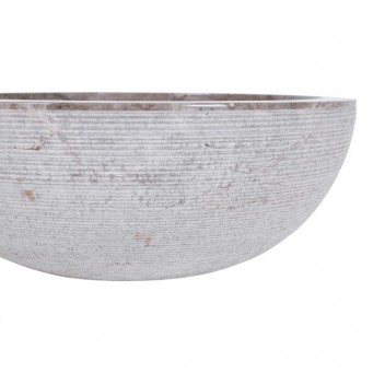 Vasque à poser ronde marbre gris Ø40cm KC-G GREY Vasque à poser ronde marbre gris Ø40cm KC-G GREY