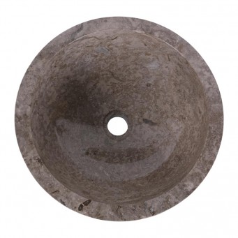 Vasque à poser ronde marbre gris Ø40cm KC-G GREY Vasque à poser ronde marbre gris Ø40cm KC-G GREY