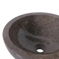 Vasque à poser ronde marbre gris Ø40cm KC-P GREY