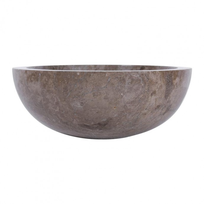 Vasque à poser ronde marbre gris Ø40cm KC-P GREY