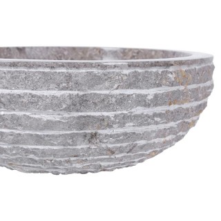 Vasque à poser ronde marbre gris Ø40cm KC-M GREY Vasque à poser ronde marbre gris Ø40cm KC-M GREY