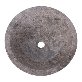 Vasque à poser ronde marbre gris Ø40cm KC-M GREY Vasque à poser ronde marbre gris Ø40cm KC-M GREY