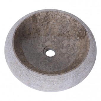 Vasque ronde donut marbre gris Ø40cm DN-G GREY Vasque ronde donut marbre gris Ø40cm DN-G GREY