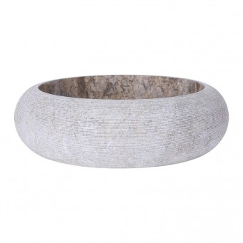 Vasque ronde donut marbre gris Ø40cm DN-G GREY Vasque ronde donut marbre gris Ø40cm DN-G GREY