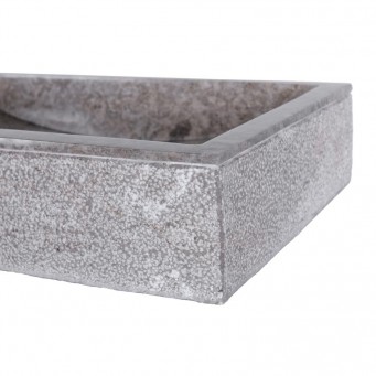 Vasque grise rectangulaire 60cm finition martelée RSB-D GREY Vasque grise rectangulaire 60cm finition martelée RSB-D GREY
