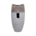 Vasque sur pied marbre gris Ø40cm PGT-G GREY
