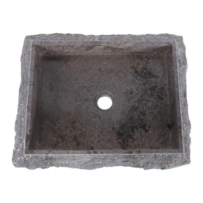 Vasque à poser rectangulaire grise 50cm RK-FM GREY