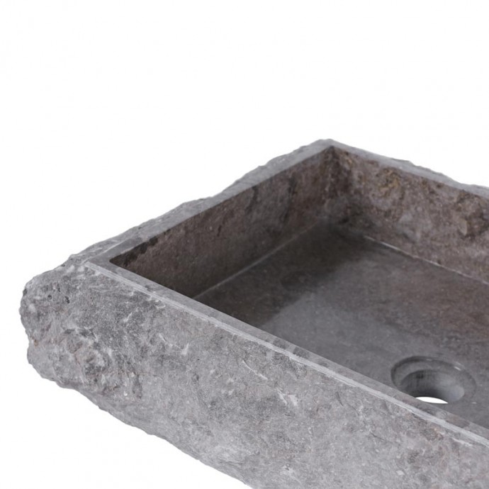 Vasque à poser rectangulaire grise 50cm RK-FM GREY