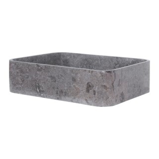 Vasque à poser rectangulaire 50cm finition polie RKUT-P GREY