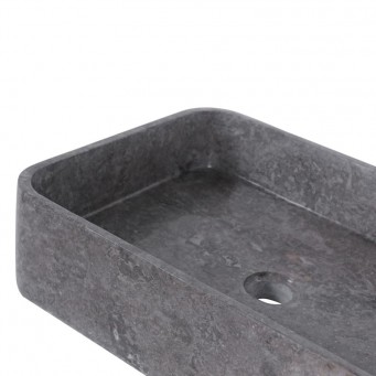 Vasque à poser rectangulaire 50cm finition polie RKUT-P GREY Vasque à poser rectangulaire 50cm finition polie RKUT-P GREY