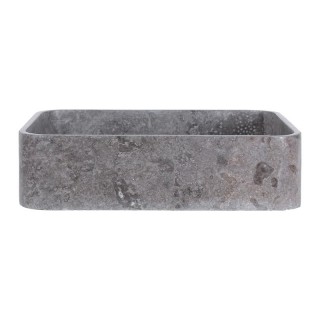 Vasque à poser rectangulaire 50cm finition polie RKUT-P GREY