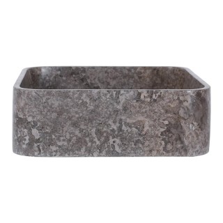 Vasque gris 40cm finition polie SKUT-P GREY